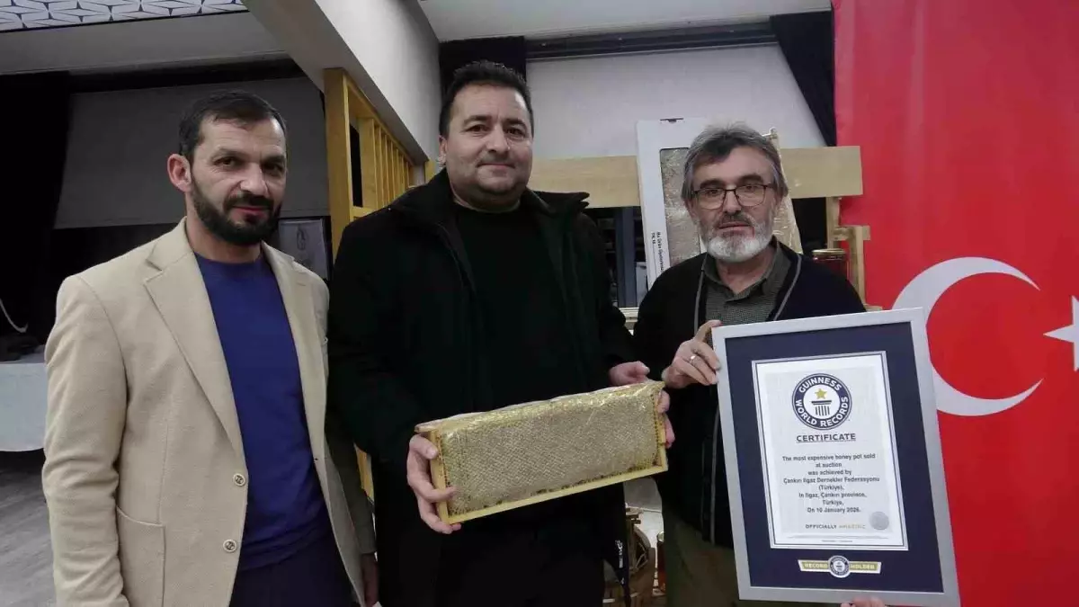 İlgaz’da Satılan Bal, Guinness Rekoru Kırarak Dünyanın En Pahalı Balı Oldu