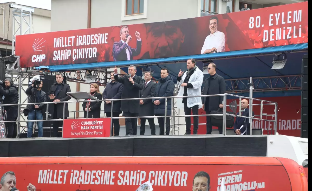 Özgür Özel, Denizli’de Vergi Adaletsizliğine Karşı Sert Mesaj Verdi