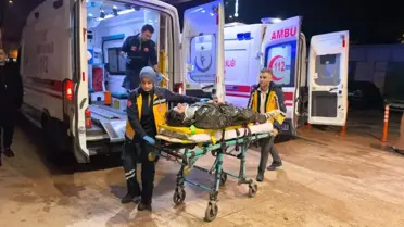 Motosikletin çarpma anı