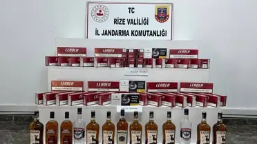 Fındıklı’da Tırda Kaçak Sigara ve Alkol Operasyonu