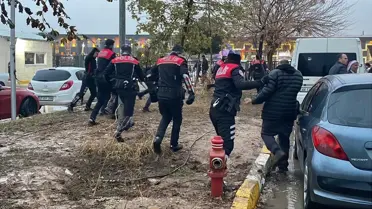 Şanlıurfa Şoförler Odası Başkanlık Seçiminde Çıkan Kavga ve Polis Müdahalesi