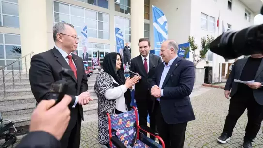 Dağıtım anından fotoğraf