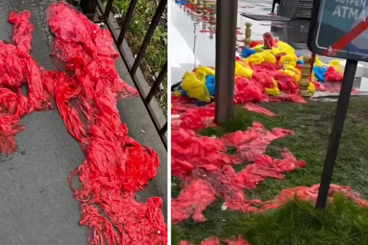 Süper Kupa Finali Sonrası Çevre Kirliliği Tartışması: Taraftarların Yağmurluk Atışı Gündemde