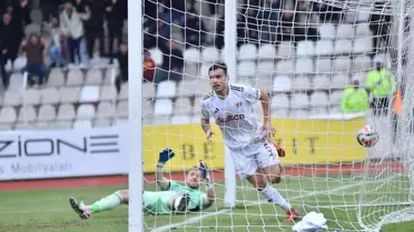 Maç sahasından anlık görüntü