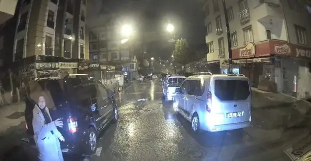 Araç kamerasından görüntü