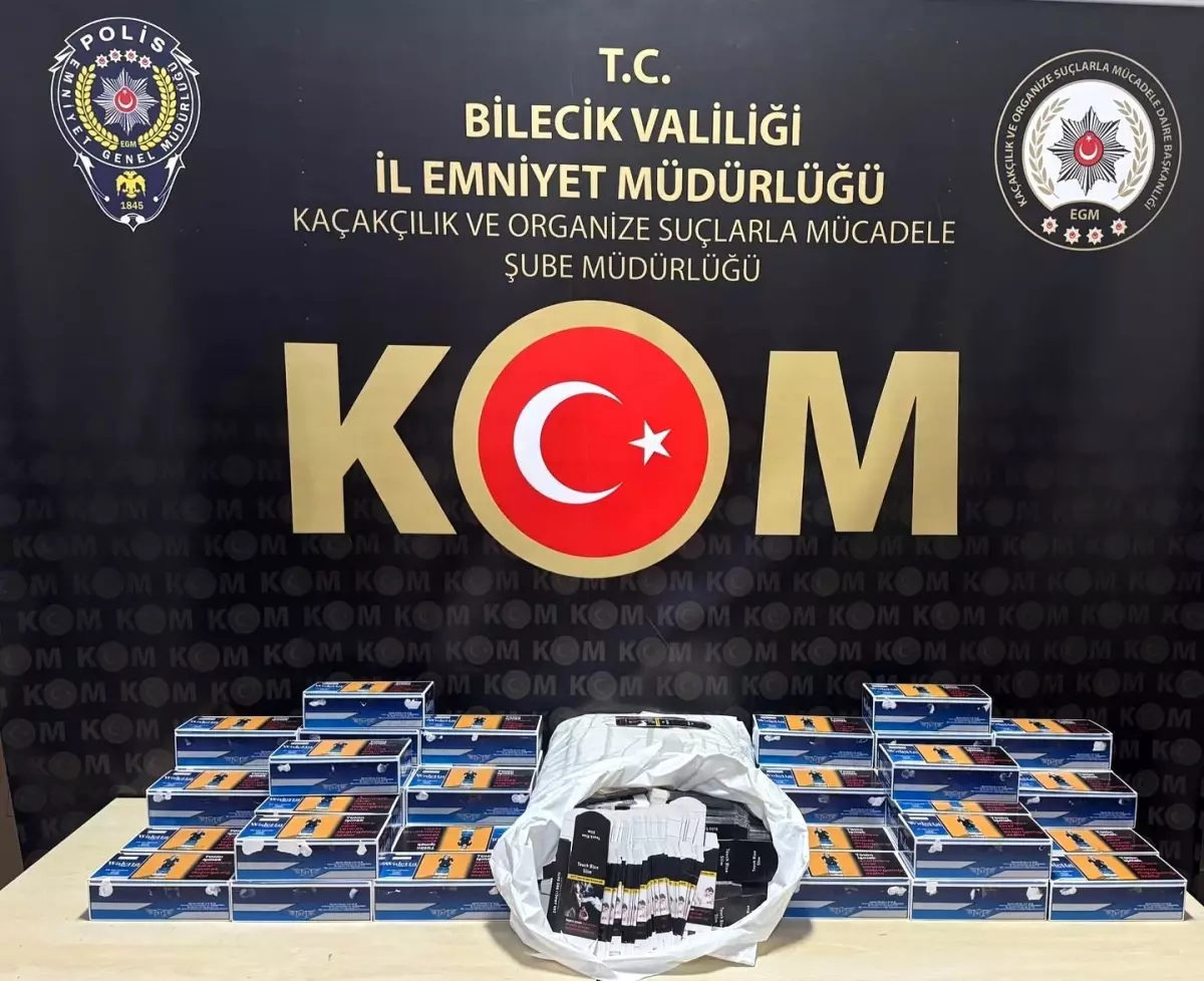 Osmaneli'de Kaçak Makaron Operasyonu: 10 Bin Adet Ele Geçirildi