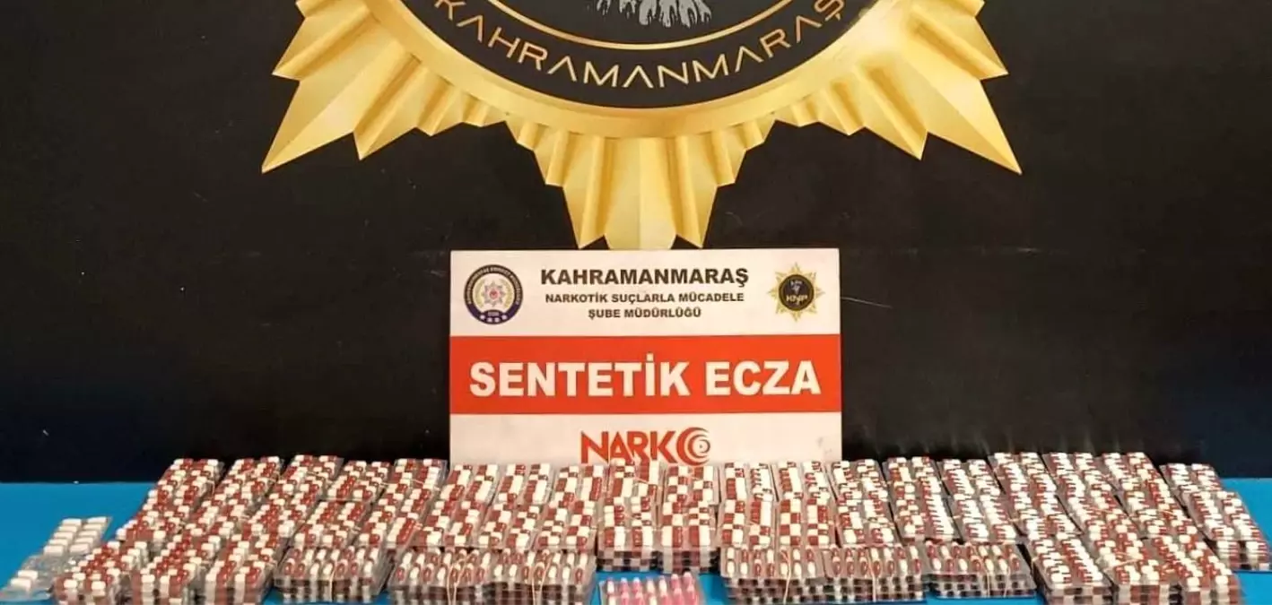 Kahramanmaraş’ta Dev Uyuşturucu Operasyonu: Binlerce Hap Ele Geçirildi