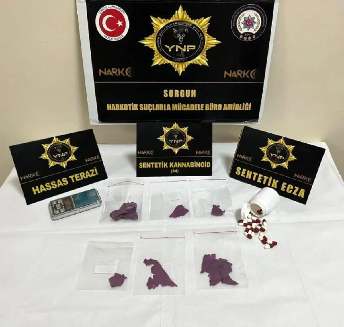 Yozgat'ın Sorgun İlçesinde Büyük Uyuşturucu Operasyonu