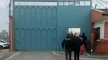 Tutuklanan A.U.A.'nın otogar görüntüsü