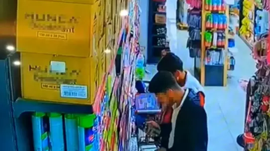 Kamera kaydında görülen şüpheli çift