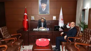 TTK Genel Müdürü Kiraz ve Vali Hacıbektaşoğlu