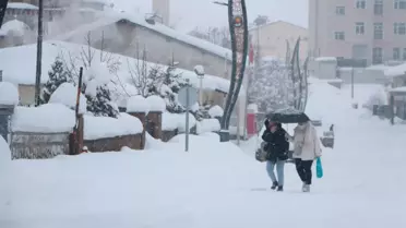 Karla kaplı yolun fotoğrafı