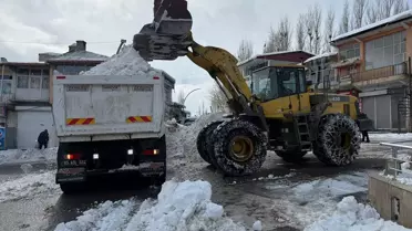 Karla kaplı Doğu Anadolu yolları