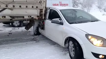 Bingöl'de Kar ve Buzlanma Nedeniyle Trafik Kazası: 1 Yaralı