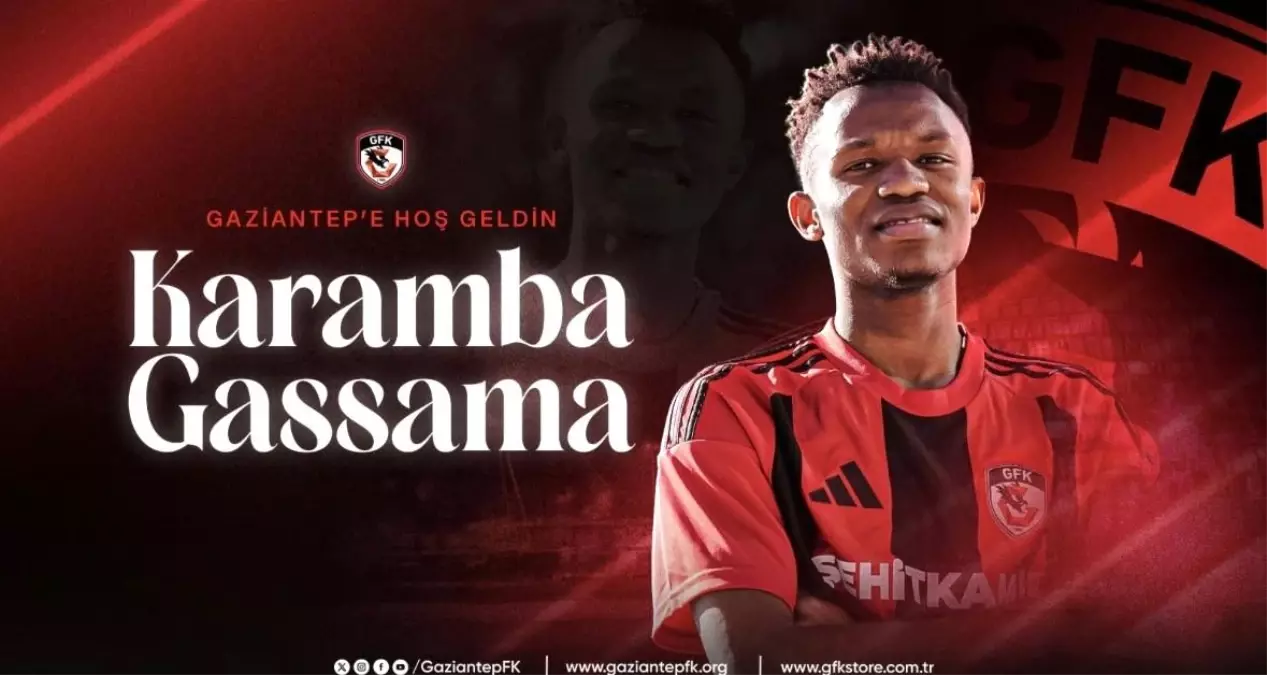 Karamba Gassama Gaziantep FK’da: 21 Yaşındaki Orta Saha Oyuncusu Kadroya Katıldı
