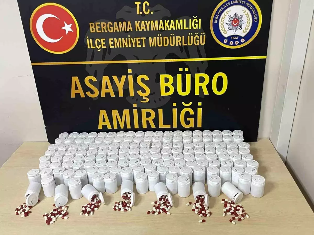 Bergama’da 8.021 Tablet Uyuşturucu İçeren Araçta Şüpheli Gözaltına Alındı