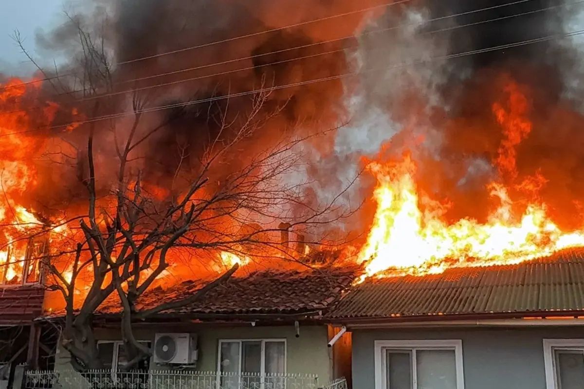 Erbaa’da Soba Yangını Kedileri Koruma Çabasıyla Patlakladı, İki Ev Kül Oldu