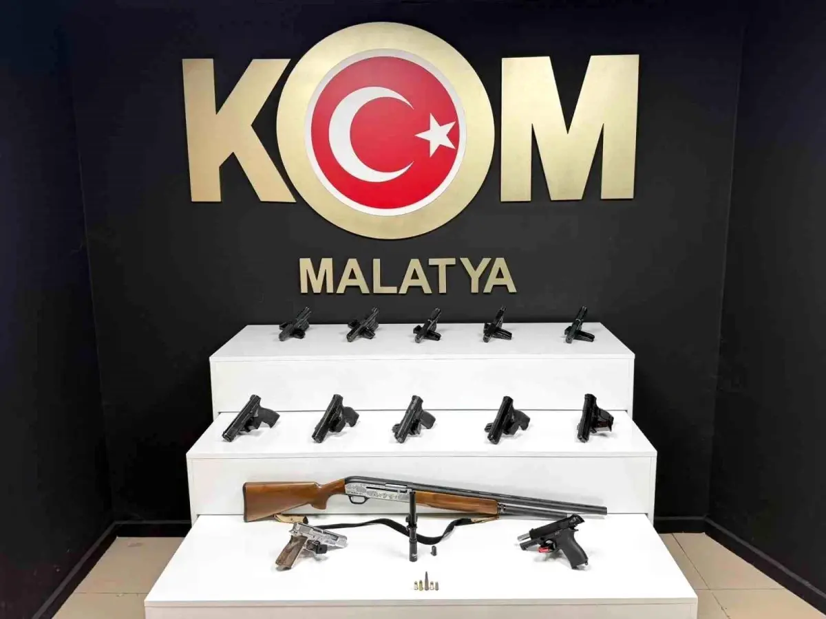 Malatya’da Silah Kaçakçılığına Büyük Darbe