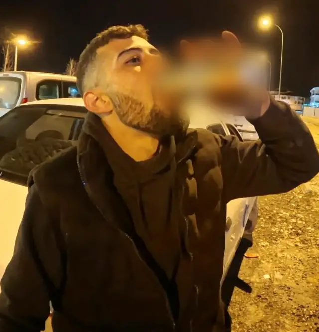 Polisin sürücüyü şaşkına çevirdiği an