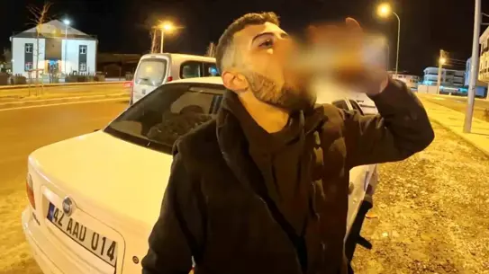 Aksaray’da 1.25 Promil Sürücü, Ehliyetine El Konulsa da Direksiyon Başında İçmeye Devam Etti