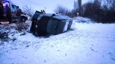 Kaza anındaki minibüs