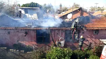 Yangın anında evin içi