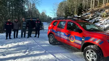 Jandarma ekipleri kazdağlarında kurtarma çalışması