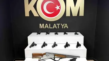Malatya’da Silah Kaçakçılığına Büyük Darbe
