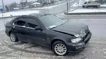 Samsun’da Kavşakta Çarpışan İki Araçta Bir Yaralı