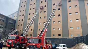 Yangın sonrası otel görüntüsü