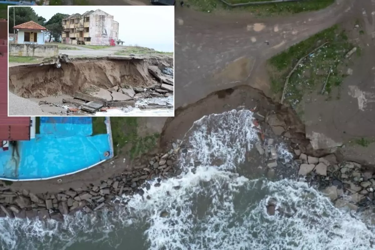 Sakarya’da Kıyı Erozyonu: Deniz Bir Günde 50 Metre İçeri Girdi