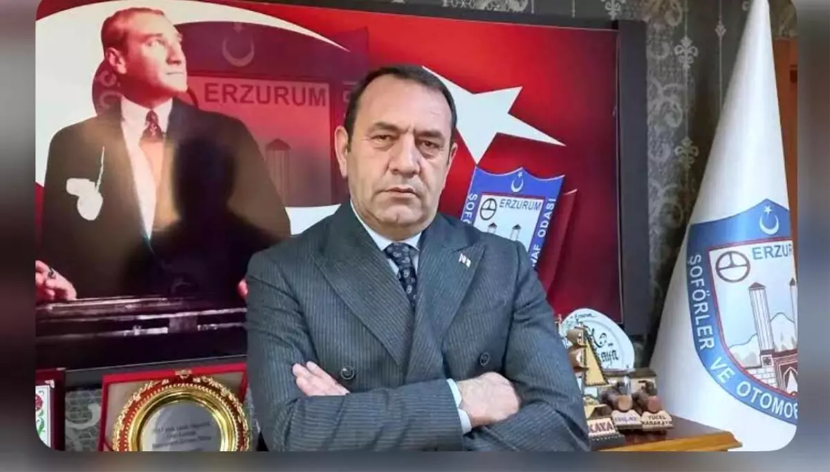 Erzurum Şoförler Odası Başkanı Yücel Karakaya, Üçüncü Döneminde Güveni Yeniden Tazeledi