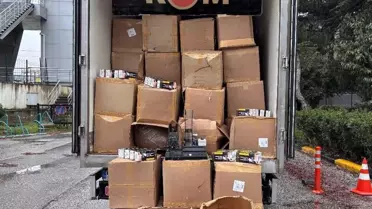 Ele geçirilen kaçak tütün