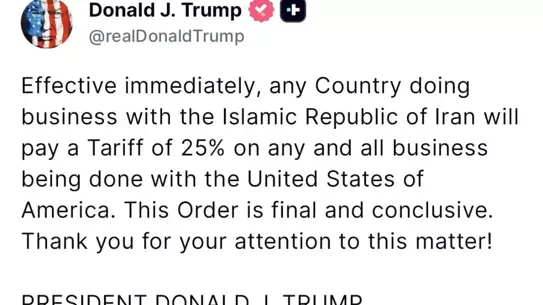 İran ile ticaret yapan ülkelere uygulanan yeni vergi