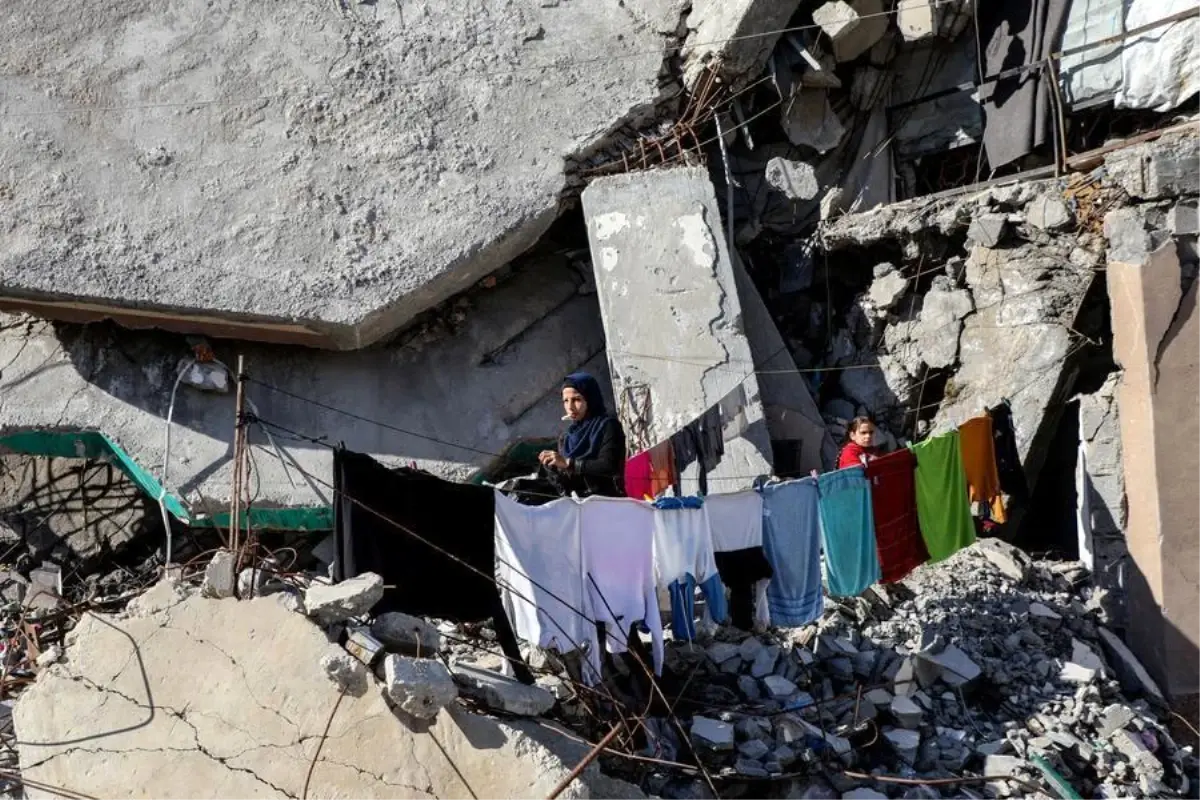 Gazze'de Çöp Sahası Yakınındaki Geçici Barınakta Hayatta Kalma Mücadelesi