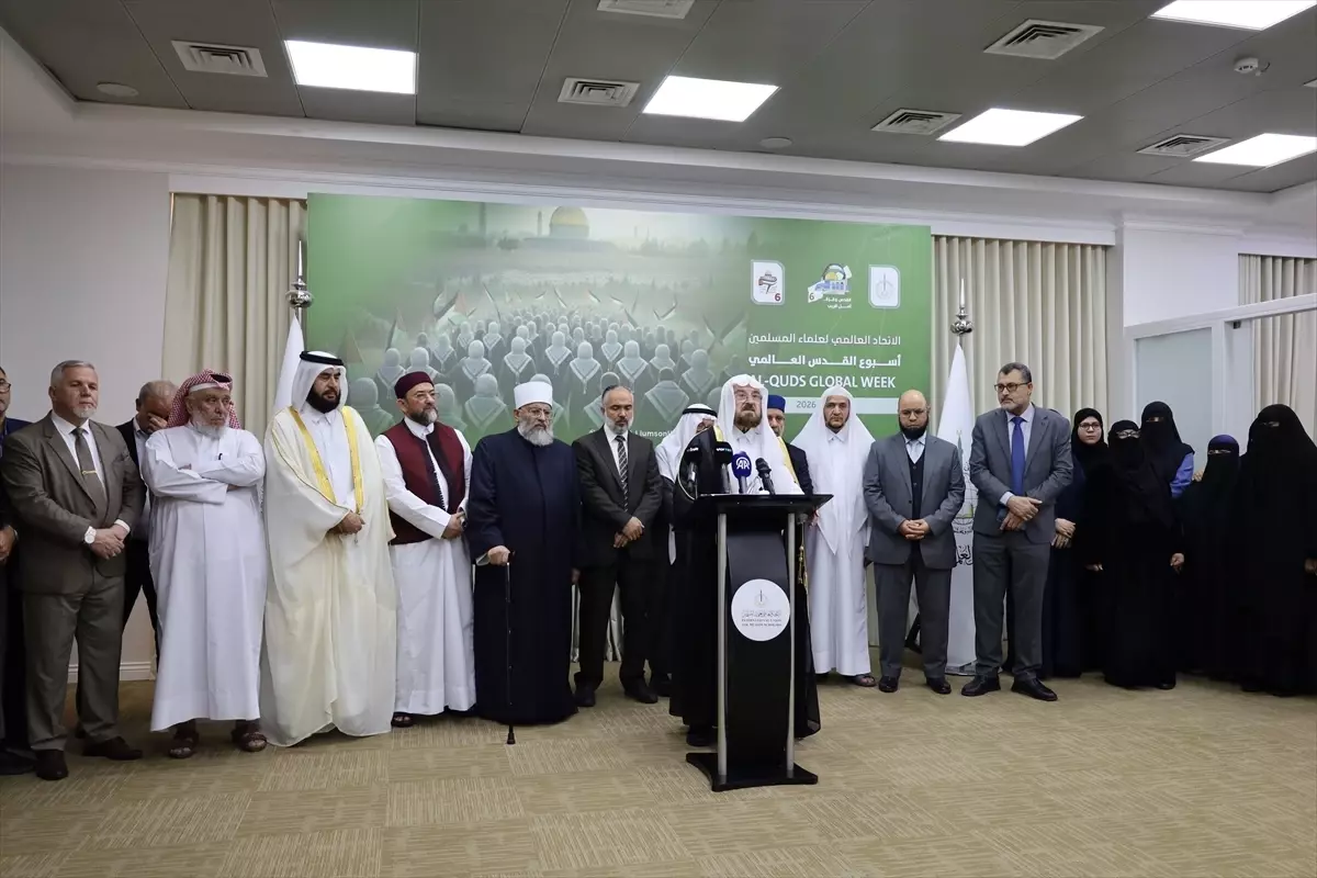 Dünya Müslüman Alimler Birliği'nden Kudüs ve Gazze Destek Haftası Başlıyor