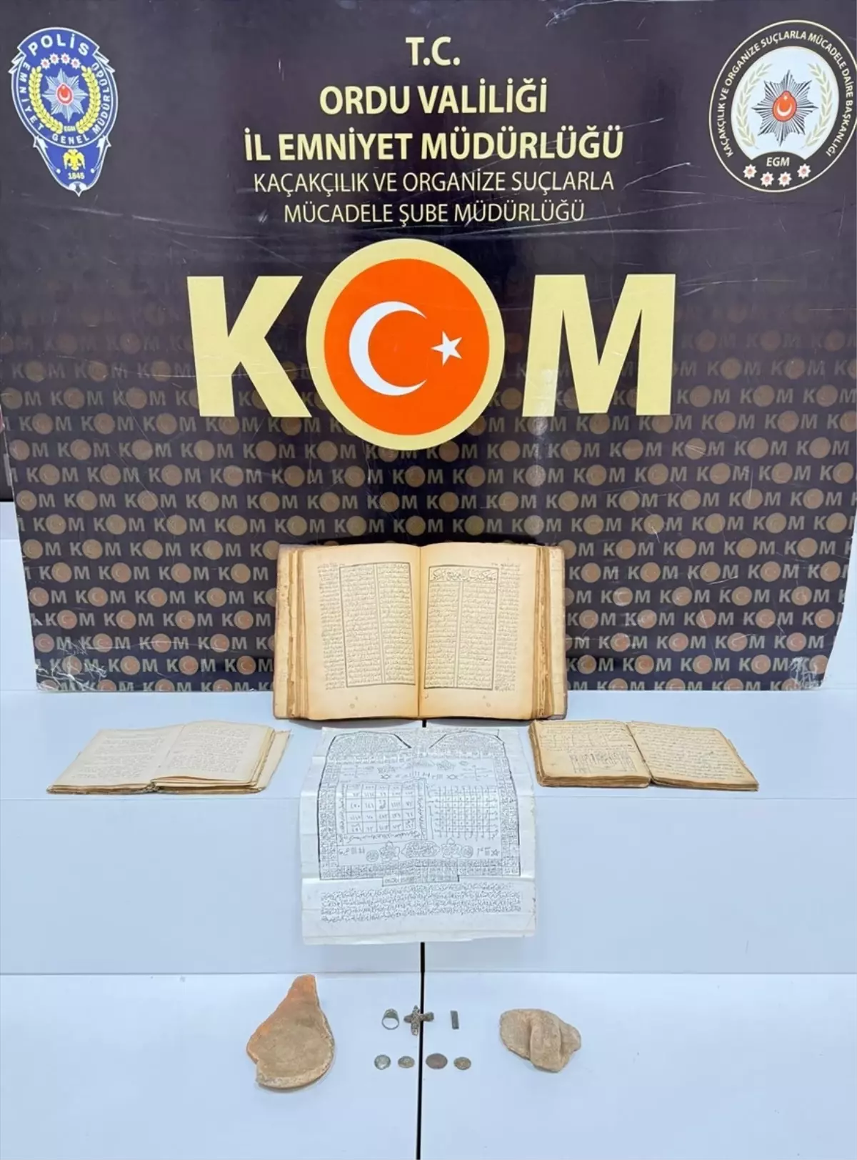 Ordu’da Tarihi Eser Kaçakçılığına Büyük Operasyon: 1 Şüpheli Gözaltında