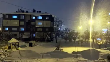 Bitlis’te yoğun kar yağışı