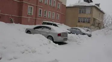 Karla kapalı köy yolları Bitlis