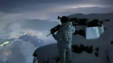 Mehmetçik, Zorlu Kış Koşullarında Hudud Güvenliğini Sağlıyor