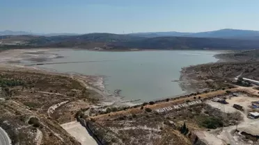 Tahtalı Barajı su seviyesi görüntüsü