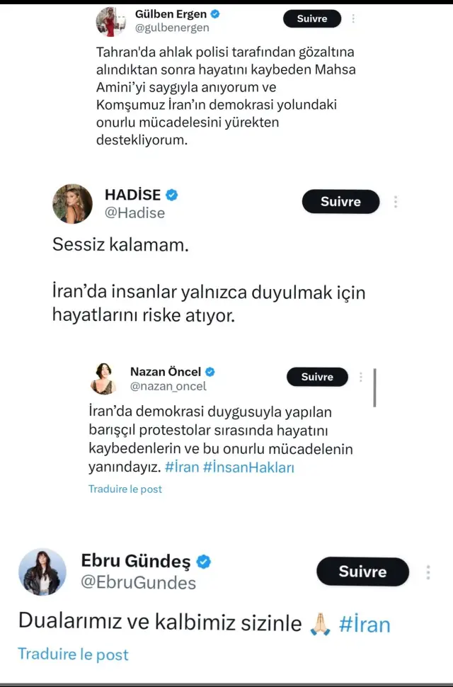 Tartışmaya katılan sosyal medya kullanıcıları