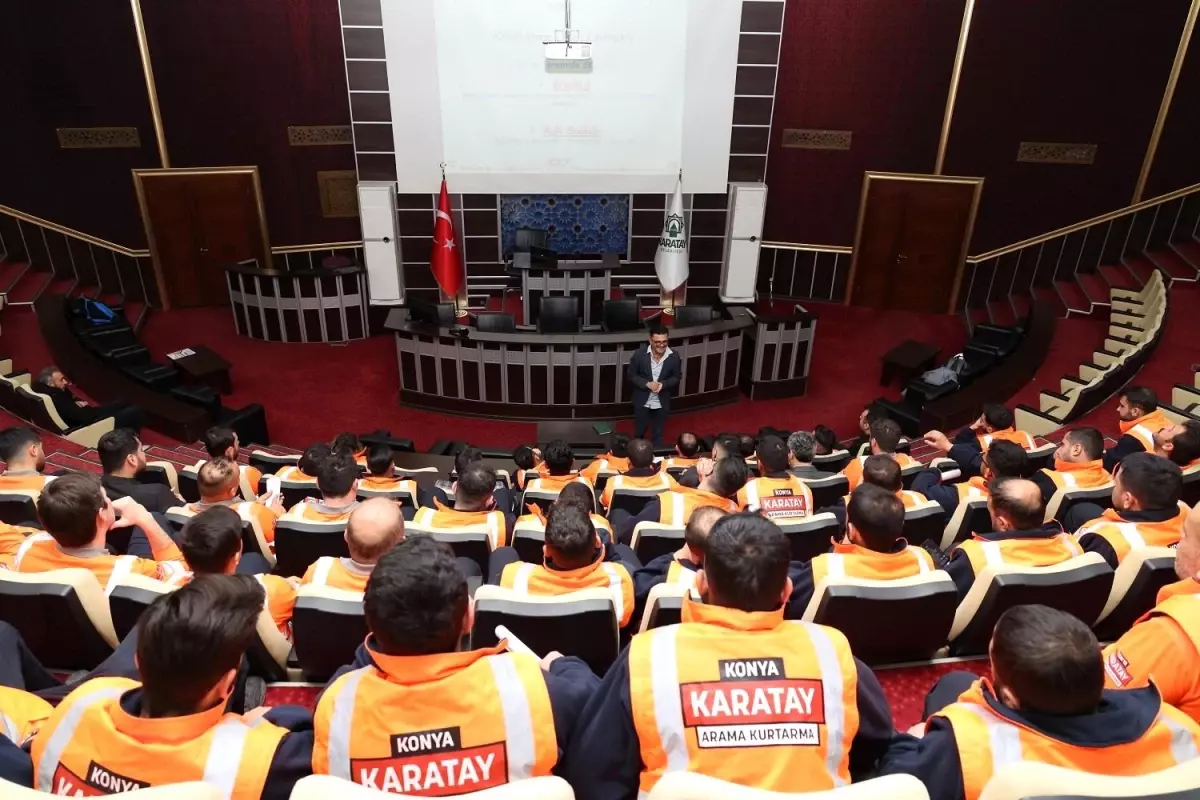 Karatay Belediyesi, Afet Hazırlık Ekibini Gelişmiş Eğitimlerle Güçlendiriyor