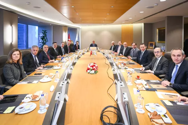 Bankalar Birliği temsilcileriyle toplantı