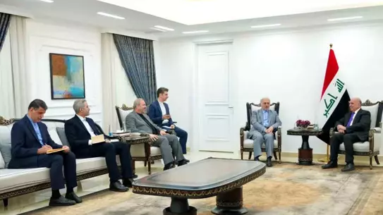 Görüşme sırasında çekilmiş fotoğraf