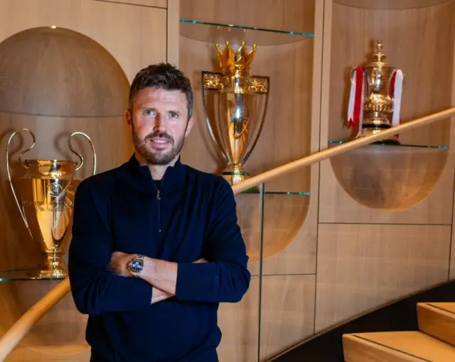 Michael Carrick antrenman sahasında