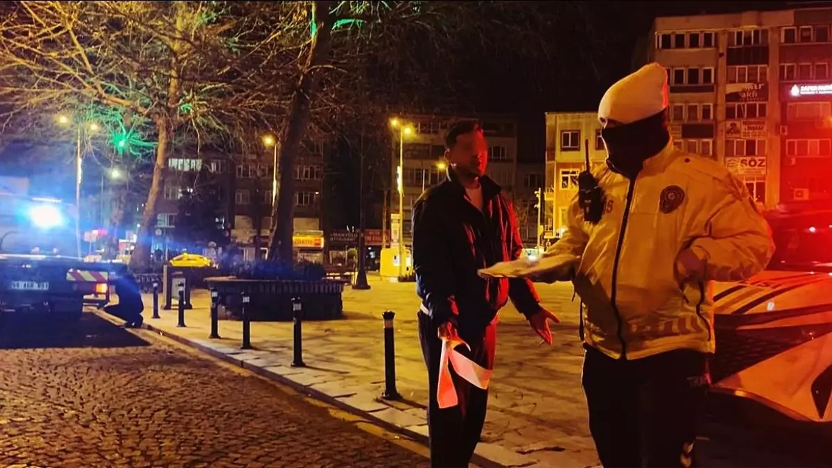 Tekirdağ’da Alkollü Sürücünün Polisle Mücadelesi