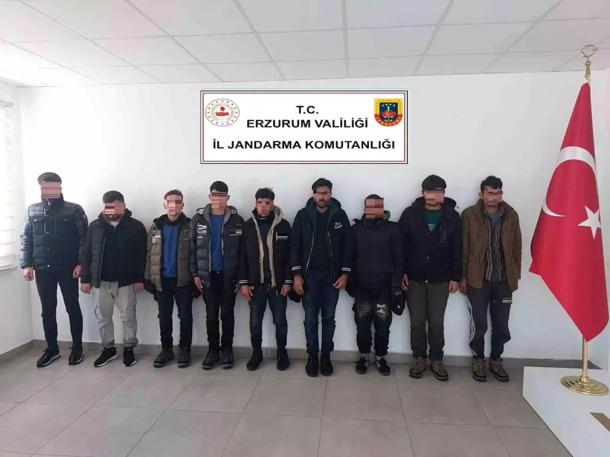 Erzurum’da Düzensiz Göçmen Operasyonu: 7 Göçmen ve 2 Şebeke Eleştirildi