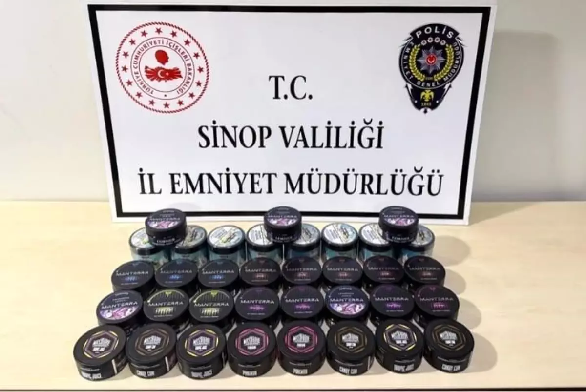 Sinop’ta Kaçak Alkol ve Nargile Tütünü Operasyonu