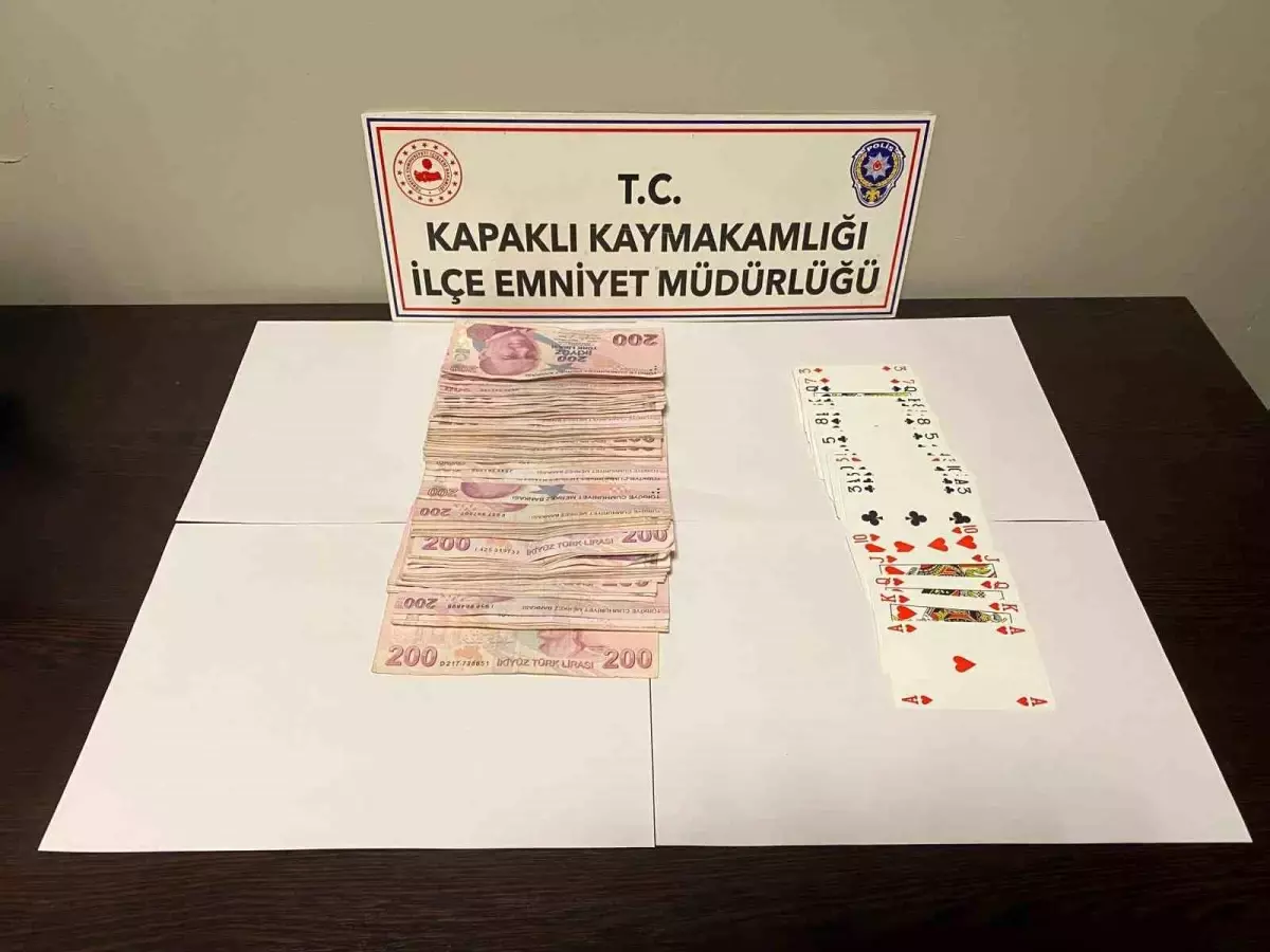 Kapaklı’da Büyük Kumar Operasyonu: 7 Şahıslı 81 Bin Liralık Ceza